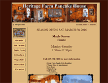 Tablet Screenshot of heritagefarm.net