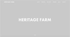 Desktop Screenshot of heritagefarm.com
